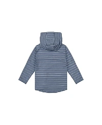 Deux par Little and Big Boy 6-12 Striped Brushed Jersey Hooded T-Shirt