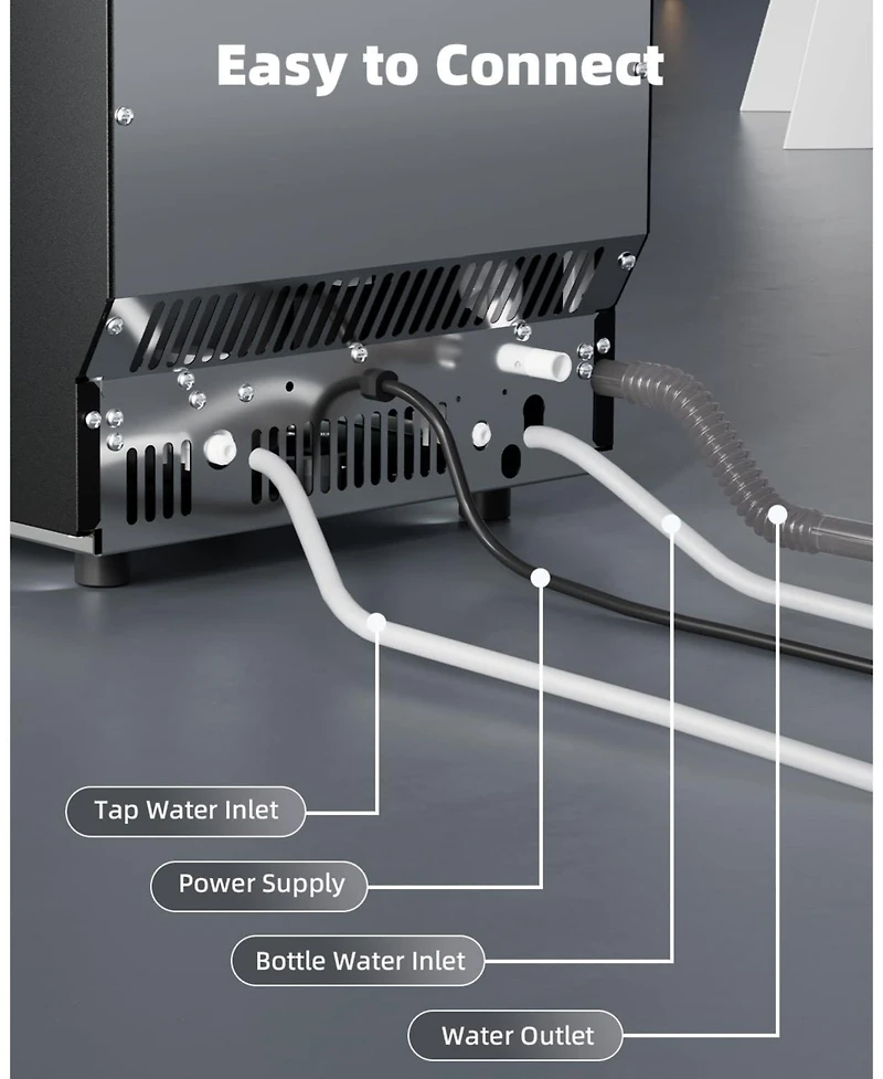 Cowsar Commercial Ice Maker, 265 lbs. Ice Production Daily