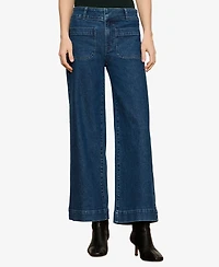 Sanctuary Petite Chelsea Wide-Leg Ankle Jeans