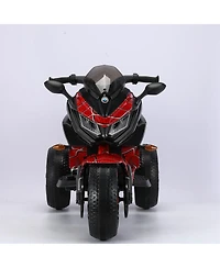 Yobtop Kids Electric Motorcycle 12V - Training Wheels Ride On Toy, Manual Throttle, Drive By Hand, Electric Car for Boys Girls 3-6 Years Old