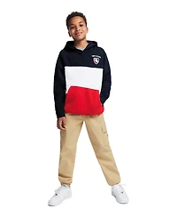 Tommy Hilfiger Boys' 8-20 Color-Blocked Logo Hoodie