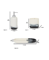 Roselli Trading Company Ombre -Piece Bath Accessory Set