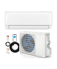 Sugift 9100 Btu 20.5 SEER2 115V Wifi Mini Split Air Conditioner Heater Pump System