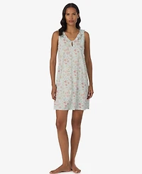 Lauren Ralph Women's Sleeveless Pull-On Short Nightgown