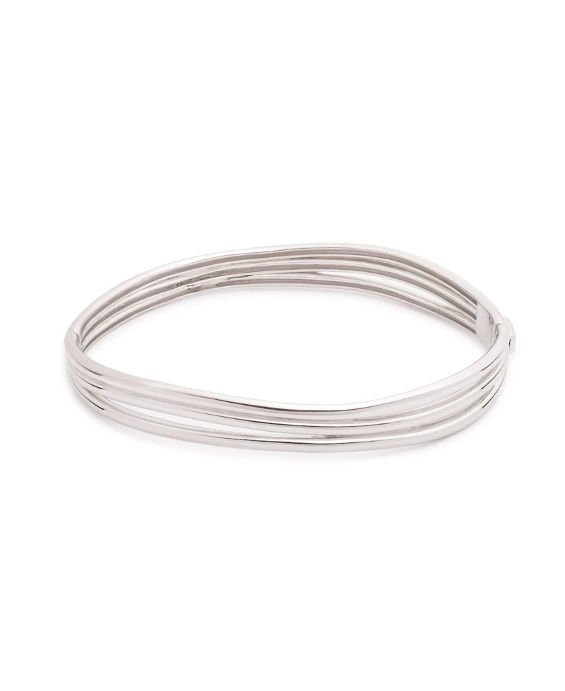 Lauren Ralph Lauren Sterling Silver Rigid Bangle Bracelet