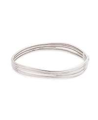 Lauren Ralph Lauren Sterling Silver Rigid Bangle Bracelet