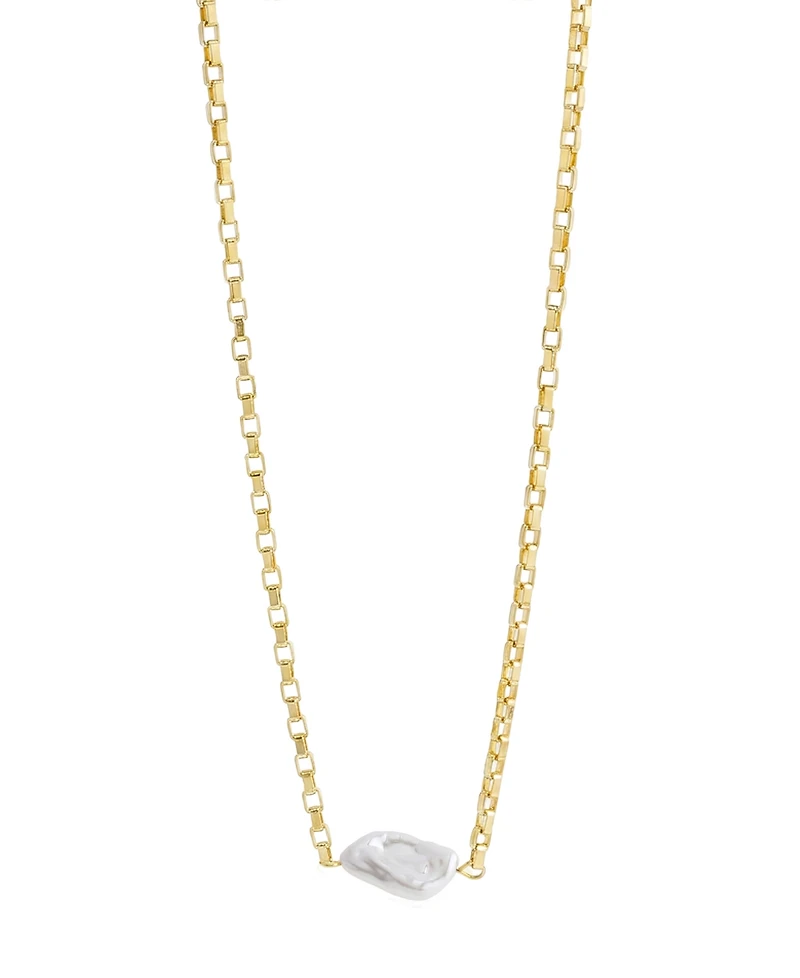 Steve Madden Boho Imitation Pearl Necklace