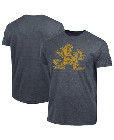 Champion Men's Heather Navy Notre Dame Fighting Irish Triumph Tri-Blend T-Shirt