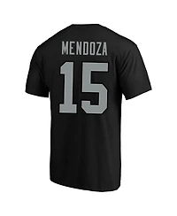 Fanatics Men's Fernando Mendoza Black Las Vegas Raiders Big & Tall Player Name Number T-Shirt