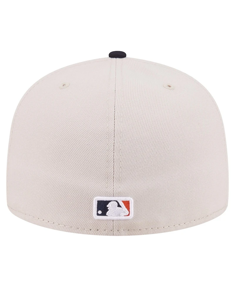 New Era Men's Khaki Houston Astros City Icon 59FIFTY Fitted Hat