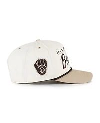 '47 Brand Men's Natural/Tan Milwaukee Brewers Neutral Terrain Hitch Rope Adjustable Hat