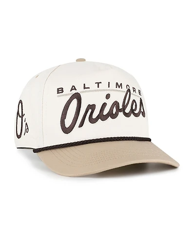 '47 Brand Men's Natural/Tan Baltimore Orioles Neutral Terrain Hitch Rope Adjustable Hat