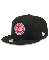 New Era Men's Black Detroit Pistons 2026 Nba Draft Crystal 9FIFTY Snapback Hat