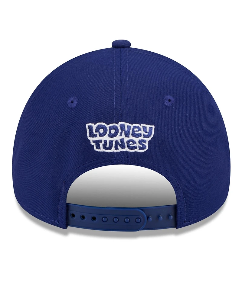New Era Big Boys and Girls Royal Texas Rangers Looney Tunes A-Frame 9FORTY Adjustable Hat