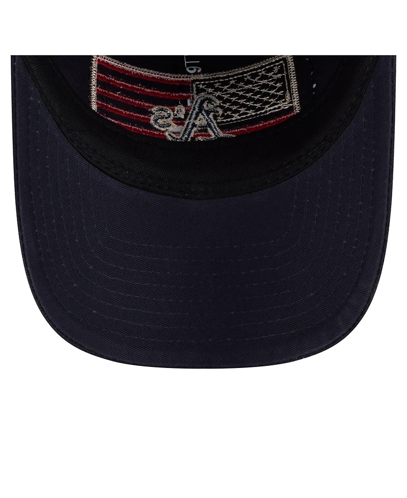 New Era Men's Navy Athletics Americana Flag 9TWENTY Adjustable Hat