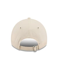 New Era Men's Beige Charlotte Fc Micro Team Logo 9TWENTY Adjustable Hat