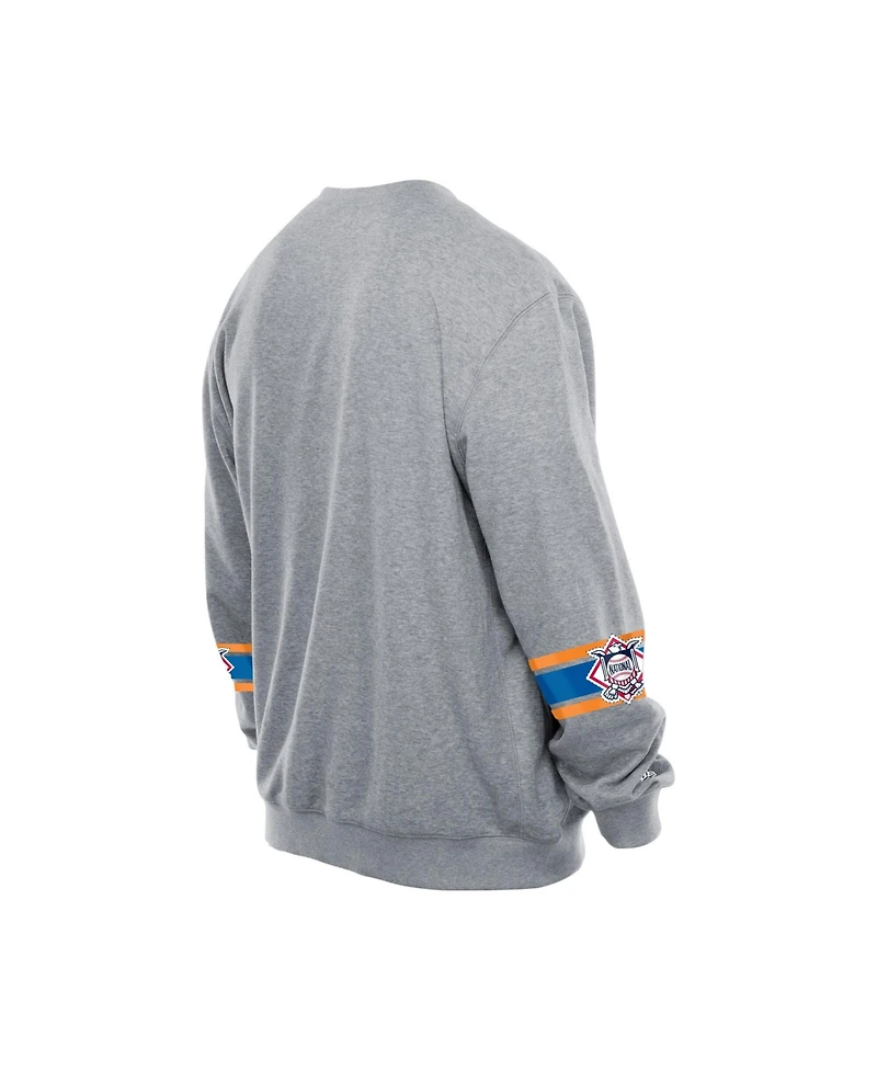 New Era Men's Gray York Mets Sport Classics Sweatshirt