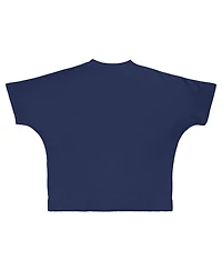 Pressbox Women's Navy Notre Dame Fighting Irish Flannigan Oversized T-Shirt