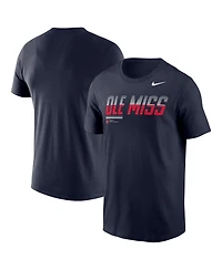 Nike Men's Navy Ole Miss Rebels 2026 Sideline Wordmark Legend Dri-fit T-Shirt