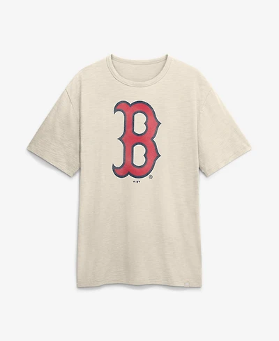 Fanatics Men's Cream Boston Red Sox Stadium Slub T-Shirt