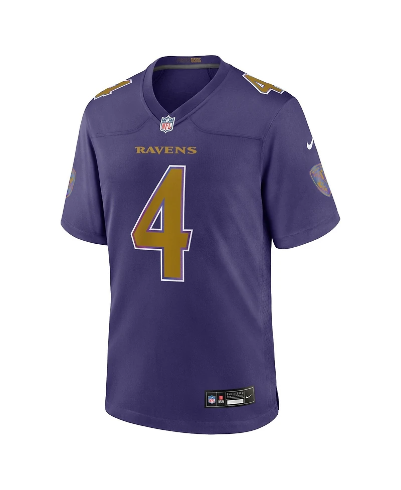 Nike Men's Zay Flowers Purple Baltimore Ravens Alternate Game Jersey