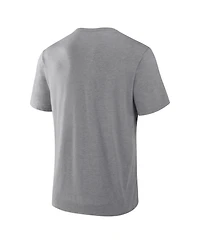 Fanatics Men's Heather Gray Chicago Cubs Play Tribute Tri-Blend T-Shirt