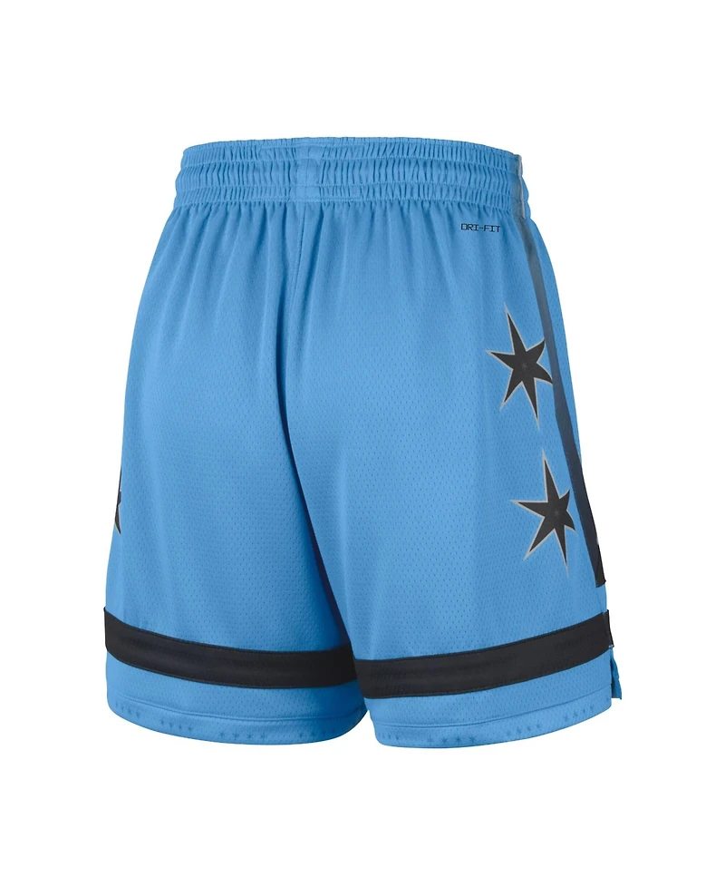 Nike Women's Sky Blue Chicago 2026 On-Court Dri-fit Victory Rebel Edition Shorts