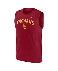 Nike Men's Cardinal Usc Trojans Primetime Legend Arch Dri-fit Muscle Tank Top