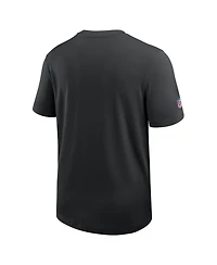 Nike Men's Black Las Vegas Raiders Sideline Uv Dri-fit Coaches Shirt