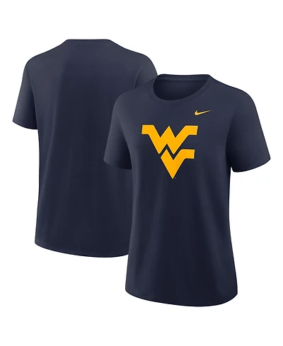 Nike Women's Navy West Virginia Mountaineers Primary Logo T-Shirt