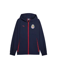 Puma Men's Navy Chivas Woven Pumatech WindCELL Full-Zip Raglan Jacket