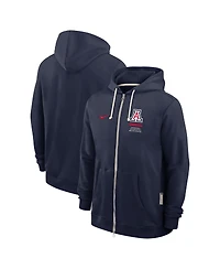 Nike Men's Navy Arizona Wildcats 2026 Sideline Standard Issue Dri-fit Full-Zip Hoodie