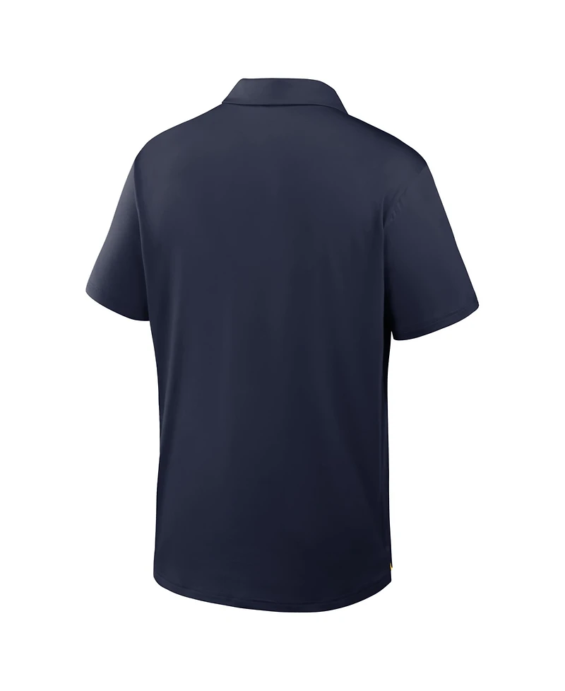 Nike Men's Navy Michigan Wolverines 2026 Sideline Tour Dri-fit Polo Shirt