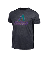Champion Men's Black Arizona Diamondbacks Cooperstown Logo Tri-Blend T-Shirt