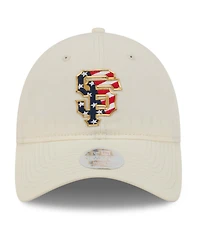 New Era Women's Cream San Francisco Giants Usa 250 Fourth of July 9TWENTY Adjustable Hat