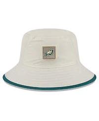New Era Men's Cream Philadelphia Eagles 2026 Nfl Training Camp Sport Bucket Hat