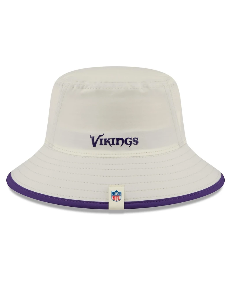 New Era Men's Cream Minnesota Vikings 2026 Nfl Training Camp Sport Bucket Hat