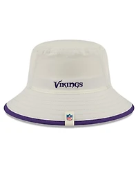 New Era Men's Cream Minnesota Vikings 2026 Nfl Training Camp Sport Bucket Hat
