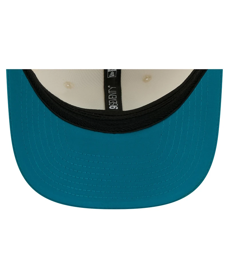 New Era Men's Cream/Teal Jacksonville Jaguars 2026 Nfl Training Camp 9SEVENTY Adjustable Hat