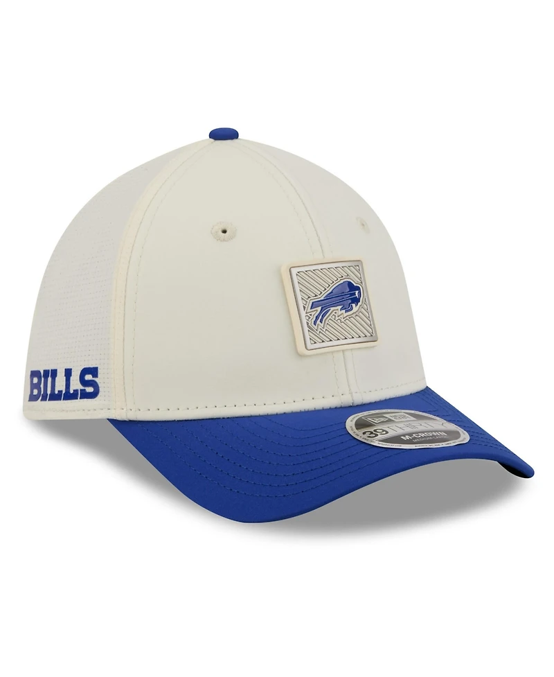 New Era Men's Cream/Royal Buffalo Bills 2026 Nfl Training Camp 39THIRTY Flex Hat