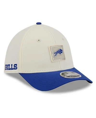 New Era Men's Cream/Royal Buffalo Bills 2026 Nfl Training Camp 39THIRTY Flex Hat