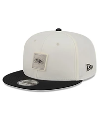 New Era Men's Cream/Black Baltimore Ravens 2026 Nfl Training Camp 9FIFTY Snapback Hat