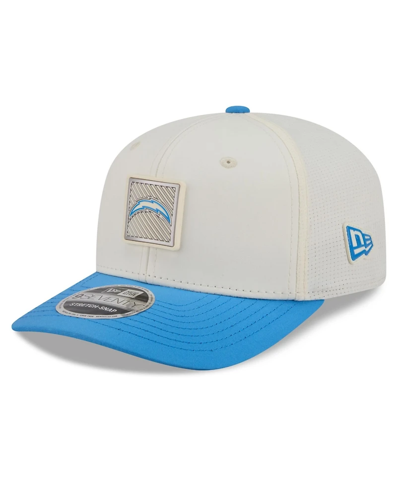 New Era Men's Cream/Powder Blue Los Angeles Chargers 2026 Nfl Training Camp 9SEVENTY Adjustable Hat