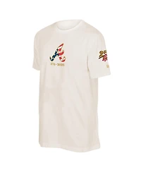 New Era Men's Cream Atlanta Braves 250th Fourth of July T-Shirt