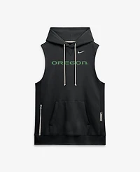 Nike Men's Black Oregon Ducks 2026 Sideline Sleeveless Dri-fit Hoodie