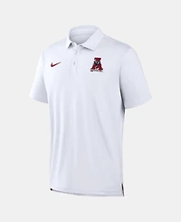 Nike Men's White Alabama Crimson Tide 2026 Sideline Tour Dri-fit Polo Shirt