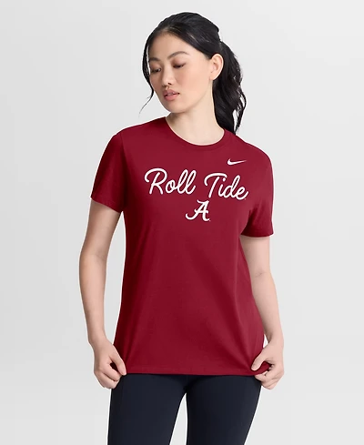Nike Women's Crimson Alabama Tide Script Mantra Logo T-Shirt
