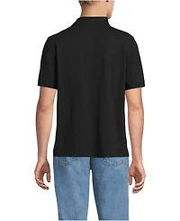Lands' End Men's Tall Short Sleeve Performance Mesh Pique Polo