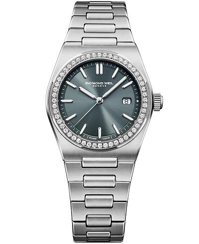 Raymond Weil Women's Silver-Tone Stainless Steel Watch 30mm