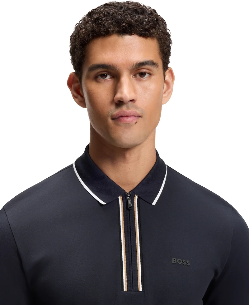 Boss by Hugo Men's Stretch Cotton Slim-Fit Polo Shirt